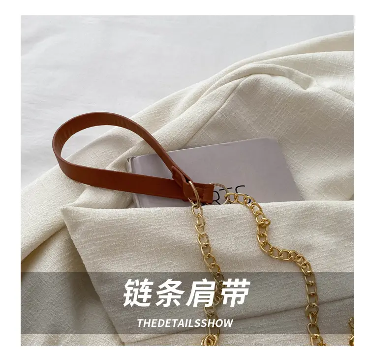 Pink Vintage Chain Crossbody Bag for Women — feature 6
