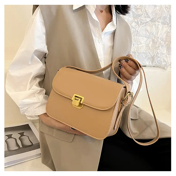 White Square Crossbody Bag for Women