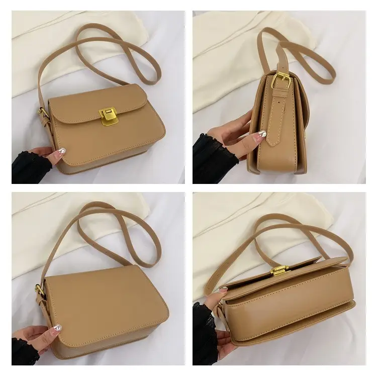 White Square Crossbody Bag for Women