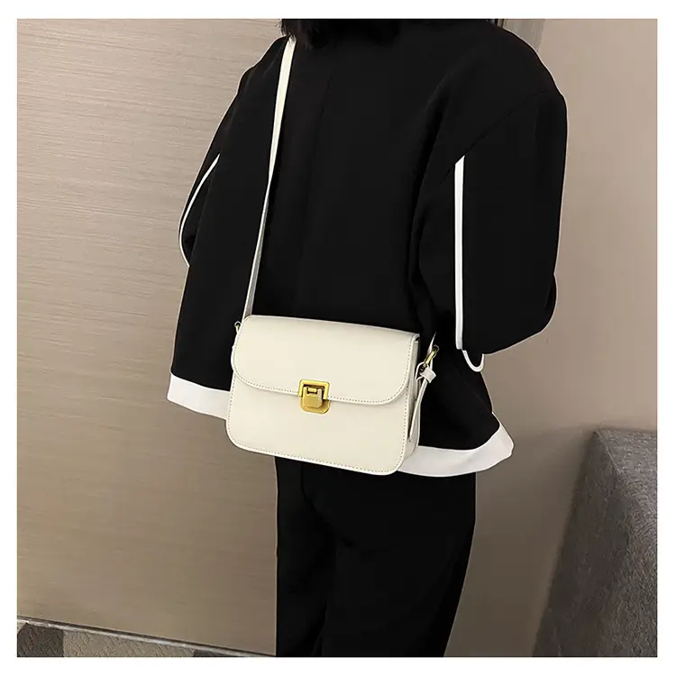 White Square Crossbody Bag for Women — feature 14