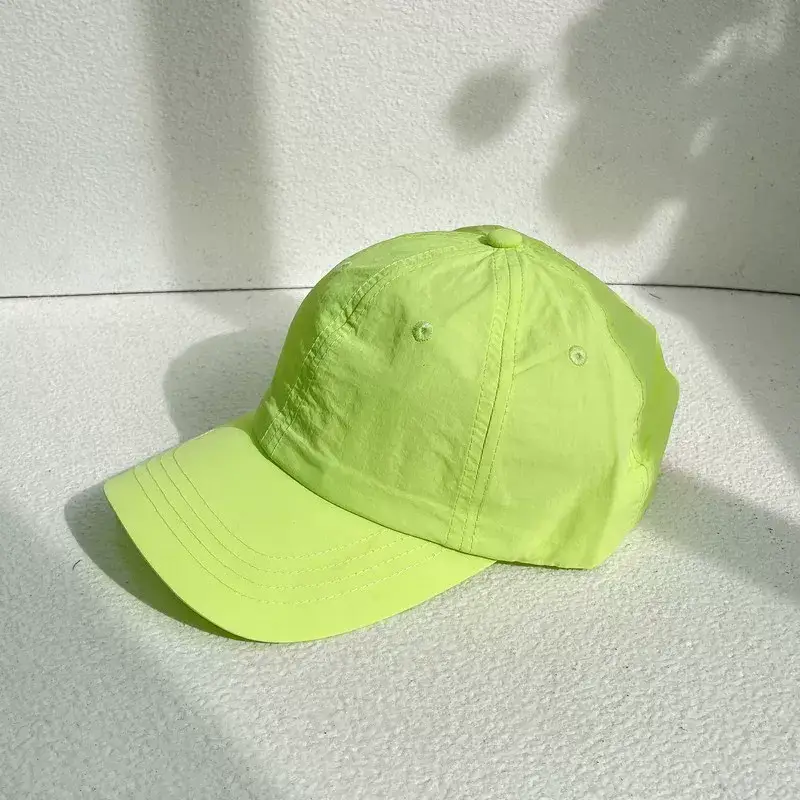 Orange Baseball Cap Women Men Washable Quick Dry — feature 11