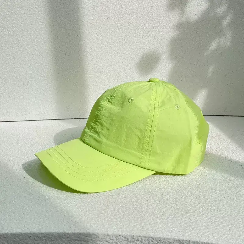 Orange Baseball Cap Women Men Washable Quick Dry — feature 12