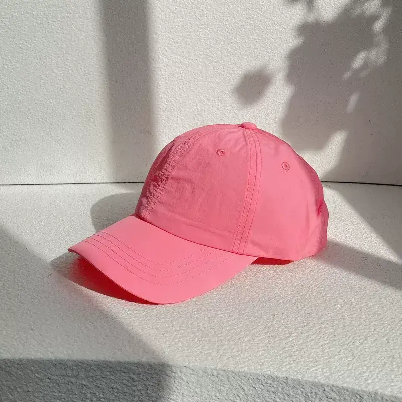 Orange Baseball Cap Women Men Washable Quick Dry — feature 20
