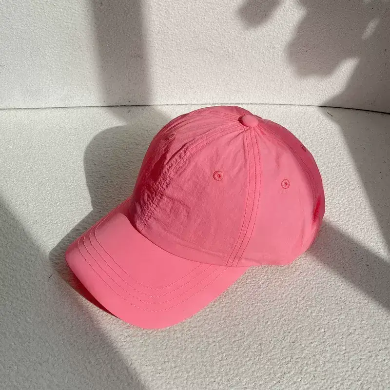 Orange Baseball Cap Women Men Washable Quick Dry — feature 21