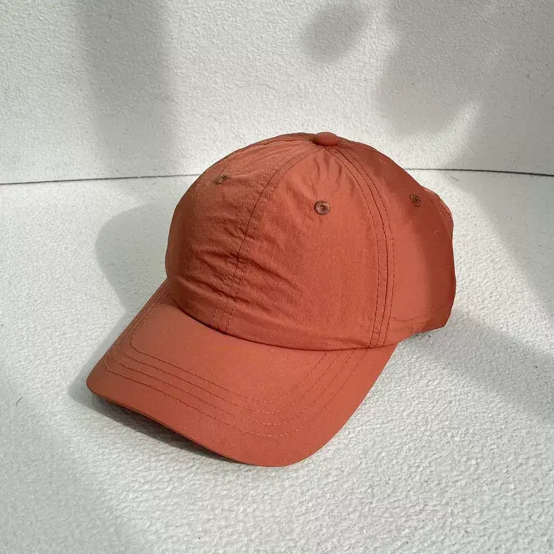 Orange Baseball Cap Women Men Washable Quick Dry — feature 30