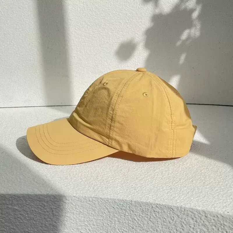 Orange Baseball Cap Women Men Washable Quick Dry — feature 32
