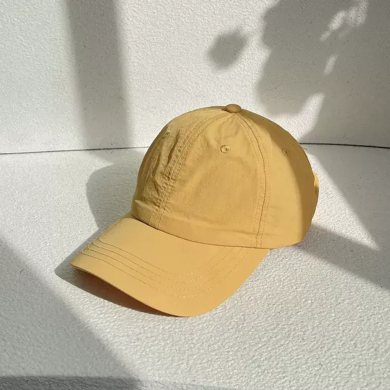 Orange Baseball Cap Women Men Washable Quick Dry — feature 33