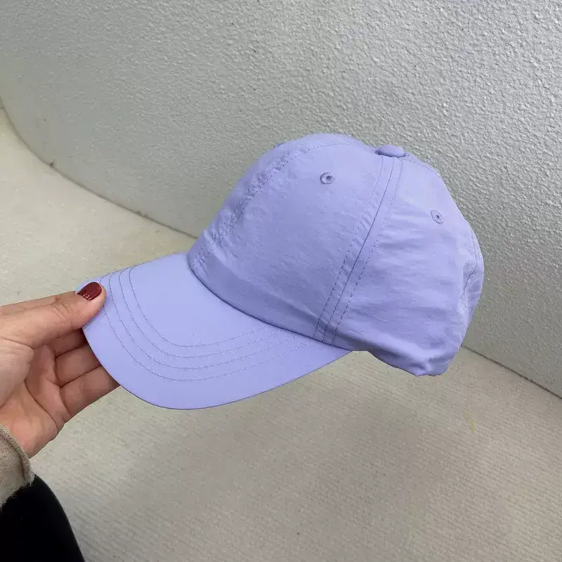 Orange Baseball Cap Women Men Washable Quick Dry — feature 44