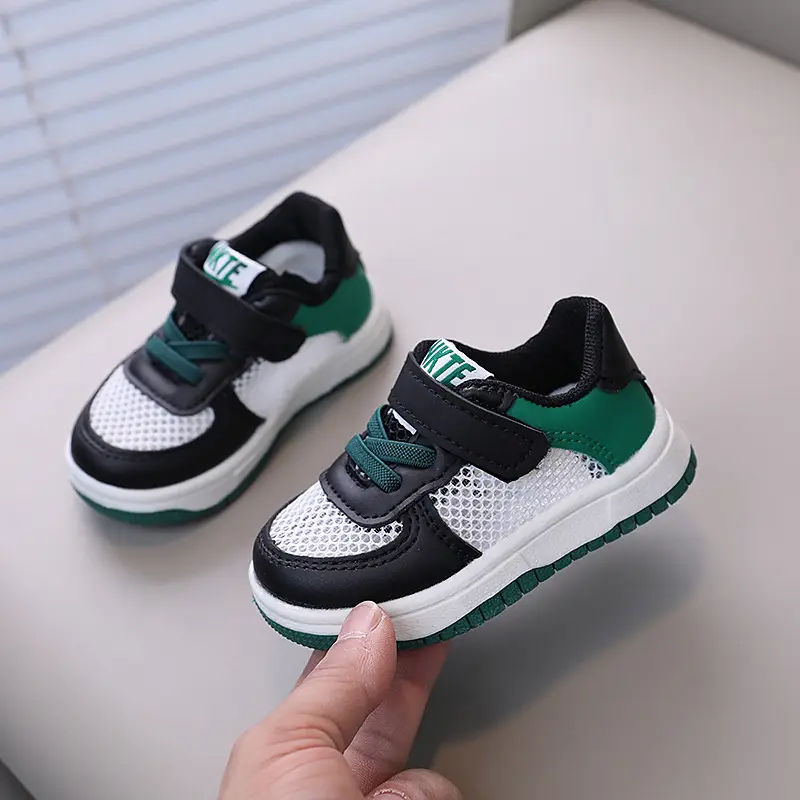 Baby Toddler Sandals White Green Breathable