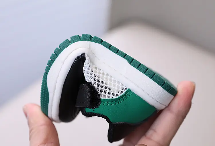 Baby Toddler Sandals White Green Breathable — feature 18