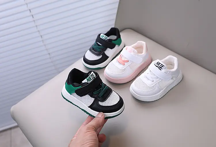 Baby Toddler Sandals White Green Breathable — feature 4