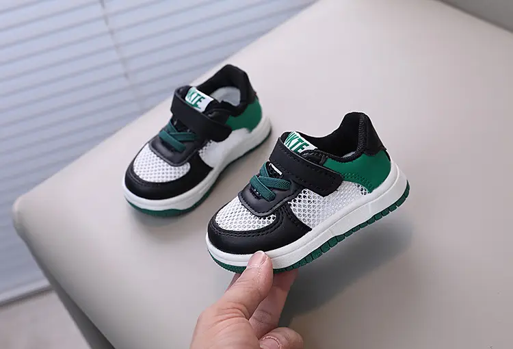 Baby Toddler Sandals White Green Breathable — feature 6