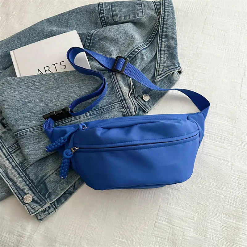 Blue Korean Style Crossbody Bag 2024 Spring - Image 5