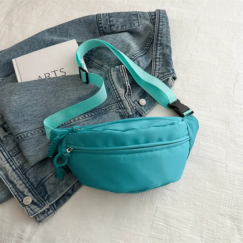 Blue Korean Style Crossbody Bag 2024 Spring - Image 8