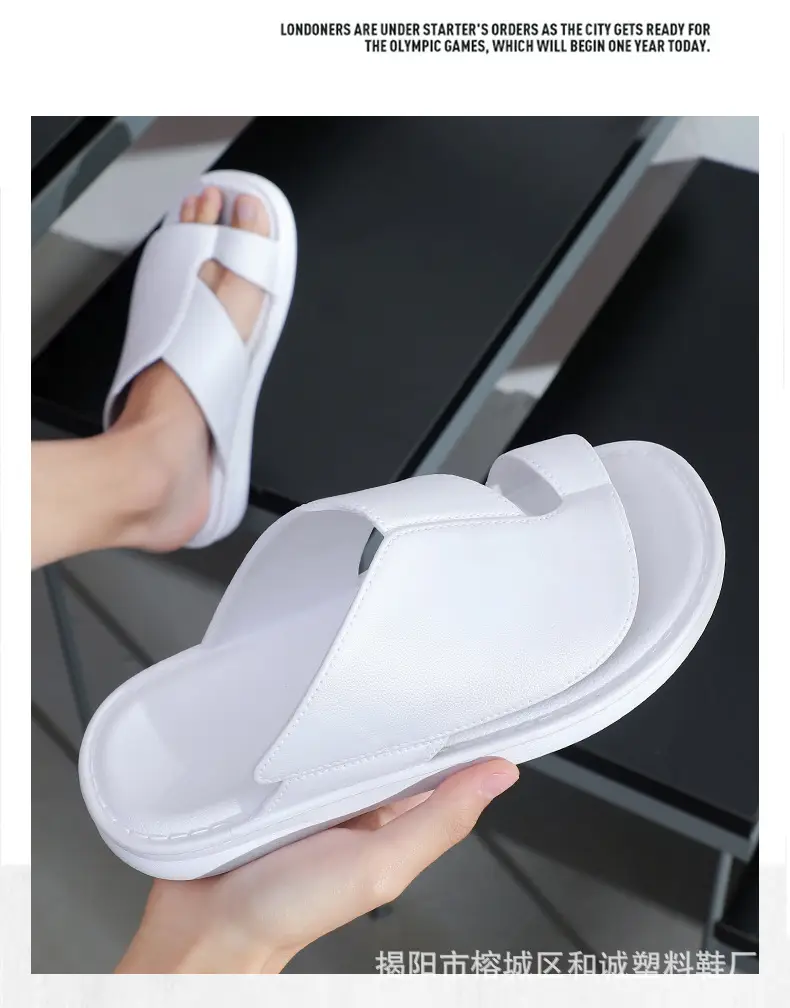 Cross-border flip-flops men's beach slippers summer outdoor wear men's slippers men's casual soft-soled sandals large size — feature 3