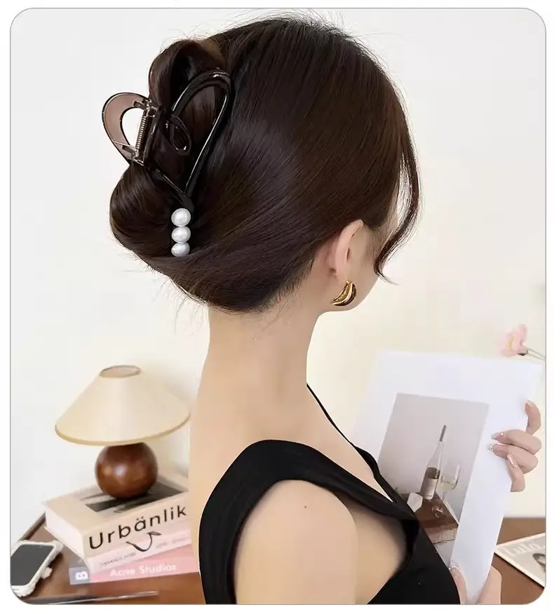 Pearl Hairpin with High Back for Women — feature 6