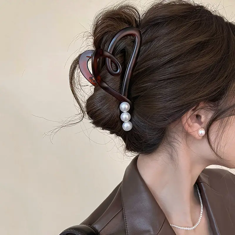 Pearl Hairpin with High Back for Women — feature 7