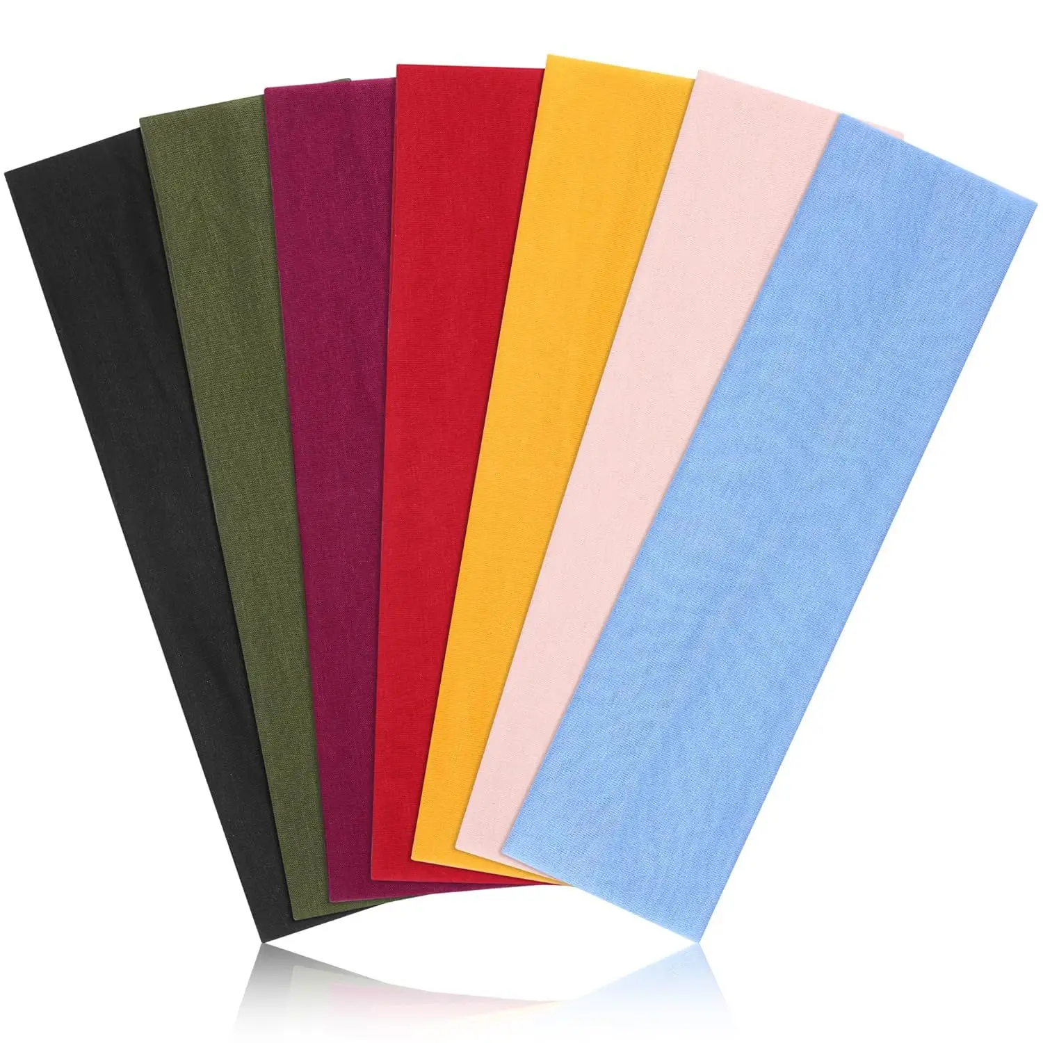 Elastic Non-Slip Yoga Headband Solid Color — feature 3
