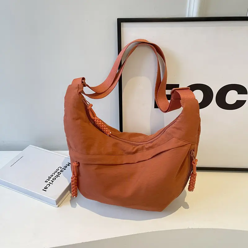 Maroon Japanese Style Crossbody Bag for Women — feature 19