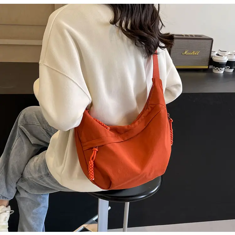 Maroon Japanese Style Crossbody Bag for Women — feature 30