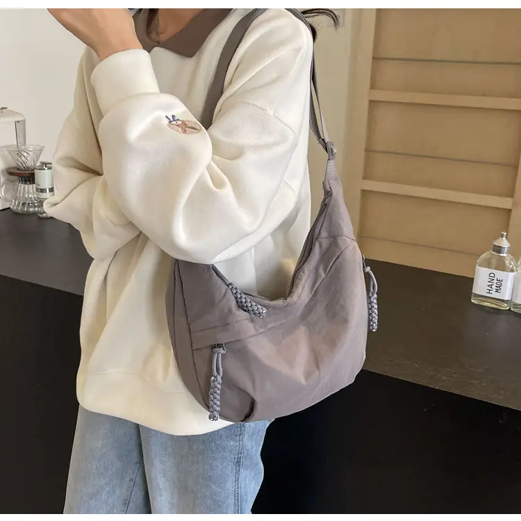 Maroon Japanese Style Crossbody Bag for Women — feature 36