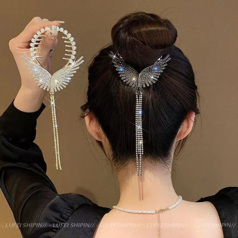 Elegant Angel Wings Hair Clip for Women — feature 7