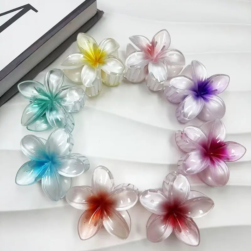 Pearlescent Egg Hairpin Gradient Color Grab Clip - Image 12