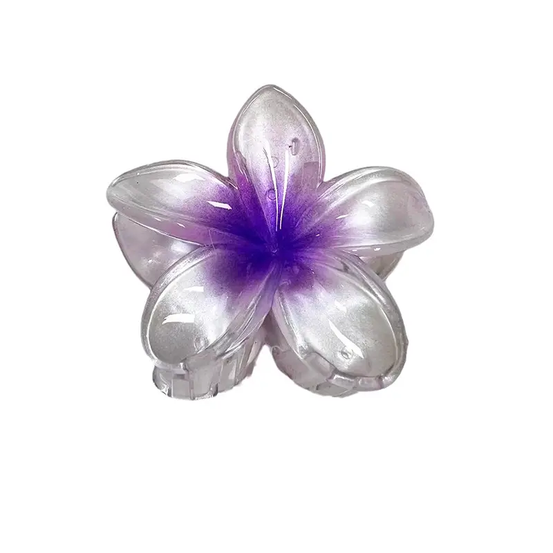 Pearlescent Egg Hairpin Gradient Color Grab Clip - Image 14