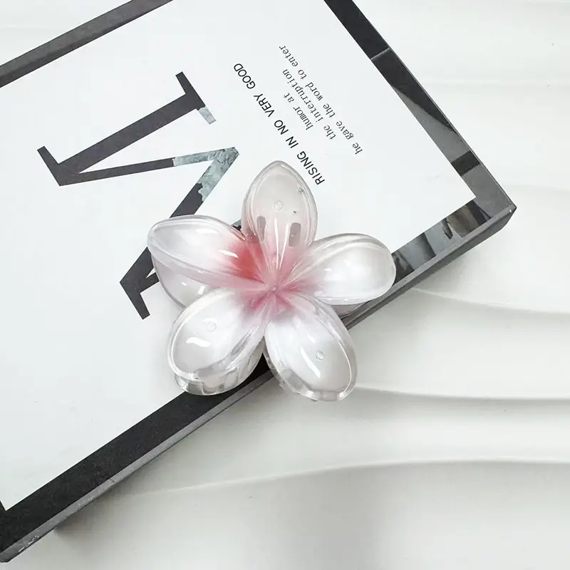 Pearlescent Egg Hairpin Gradient Color Grab Clip — feature 15