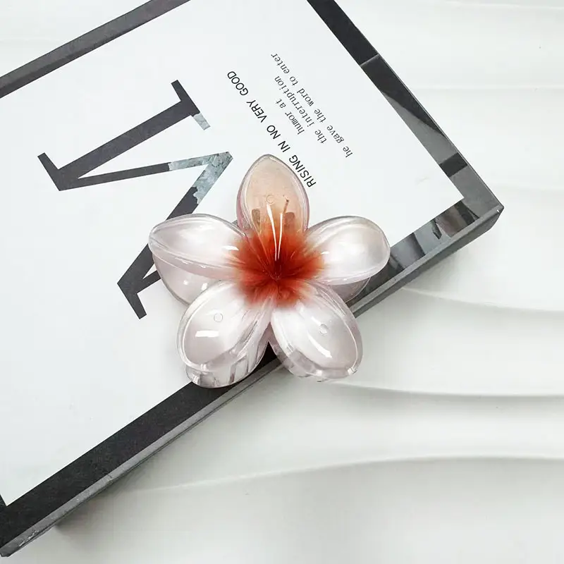 Pearlescent Egg Hairpin Gradient Color Grab Clip — feature 17