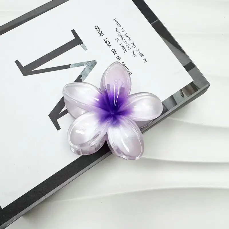 Pearlescent Egg Hairpin Gradient Color Grab Clip — feature 21
