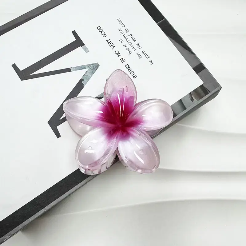 Pearlescent Egg Hairpin Gradient Color Grab Clip - Image 4