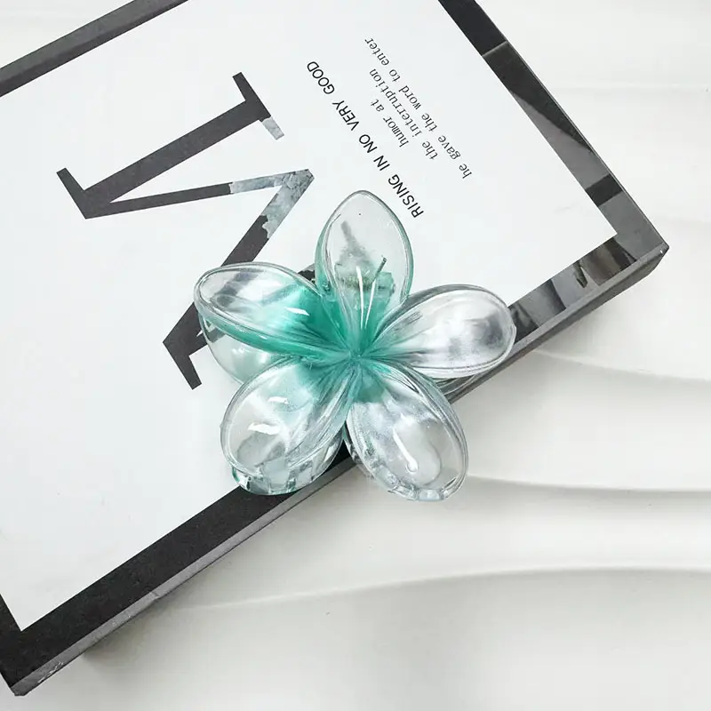 Pearlescent Egg Hairpin Gradient Color Grab Clip - Image 6