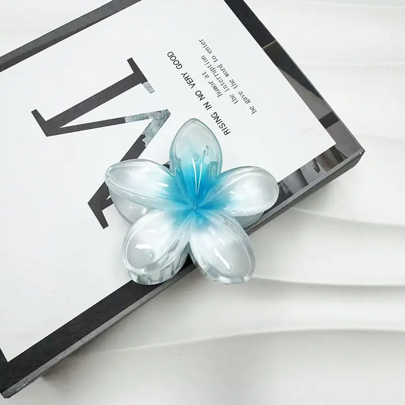 Pearlescent Egg Hairpin Gradient Color Grab Clip - Image 7
