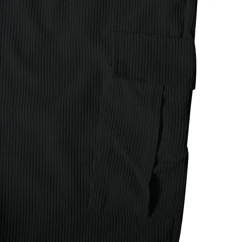 Men's Navy Blue Retro Loose Workwear Trousers Spring 2024 — feature 19