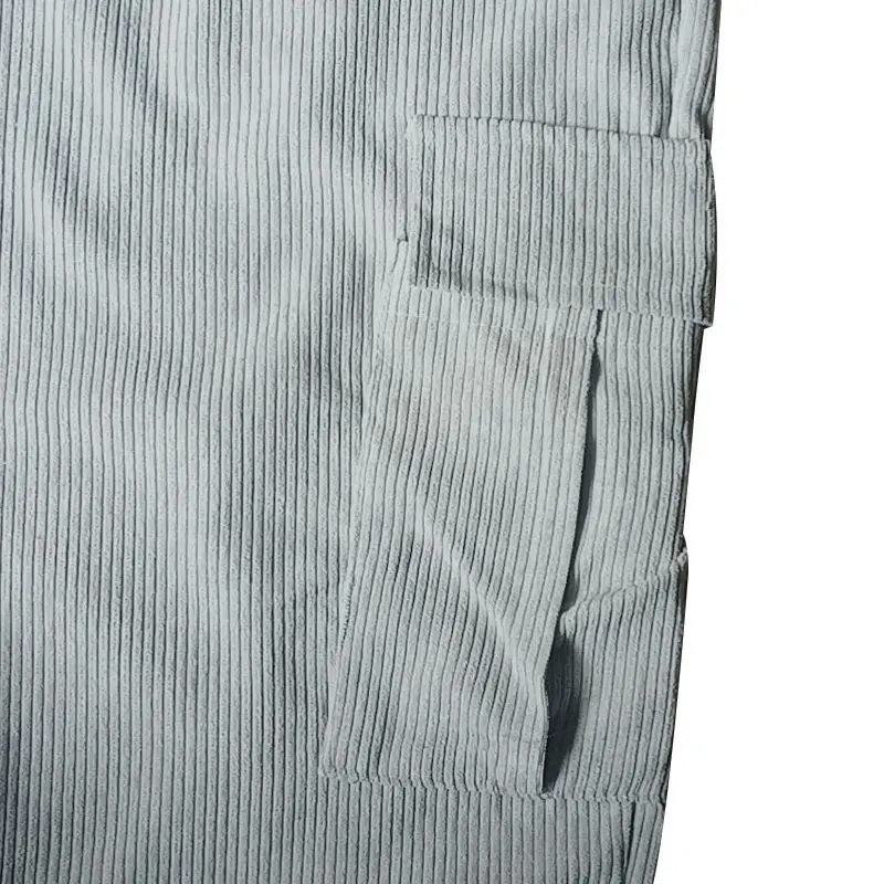 Men's Navy Blue Retro Loose Workwear Trousers Spring 2024 — feature 30