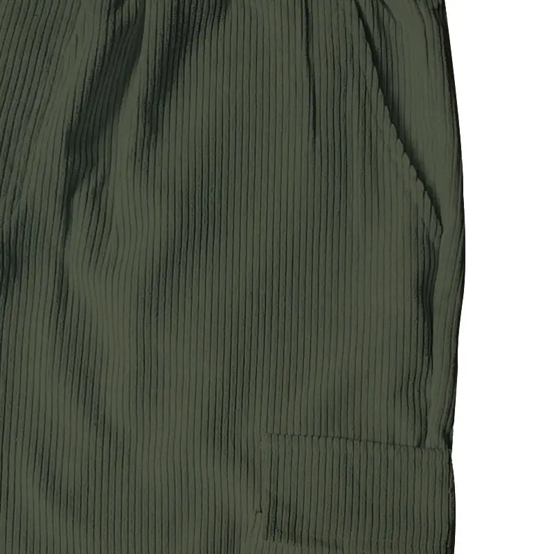 Men's Navy Blue Retro Loose Workwear Trousers Spring 2024 — feature 42