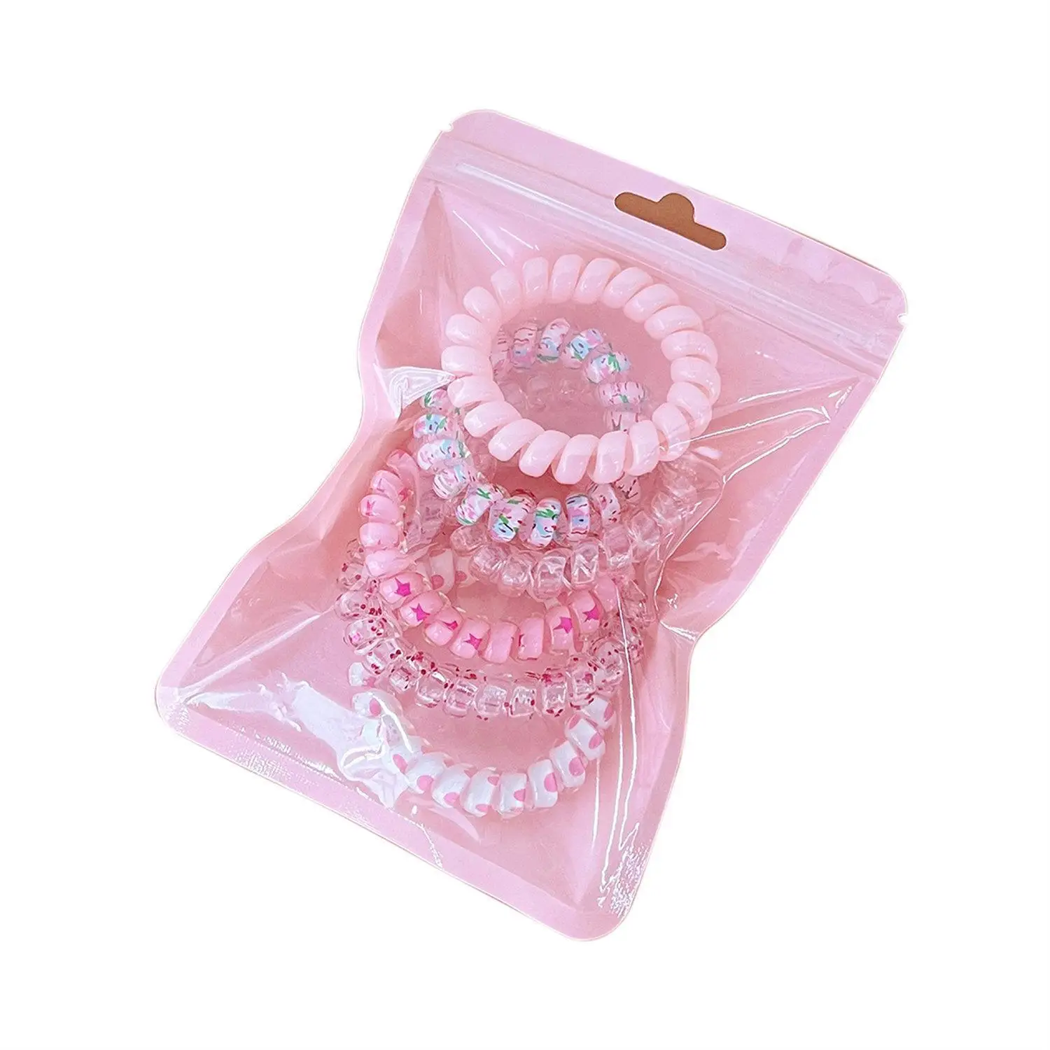 Sweet Girl Gradient Color Hair Rings & Headbands Set - Image 10