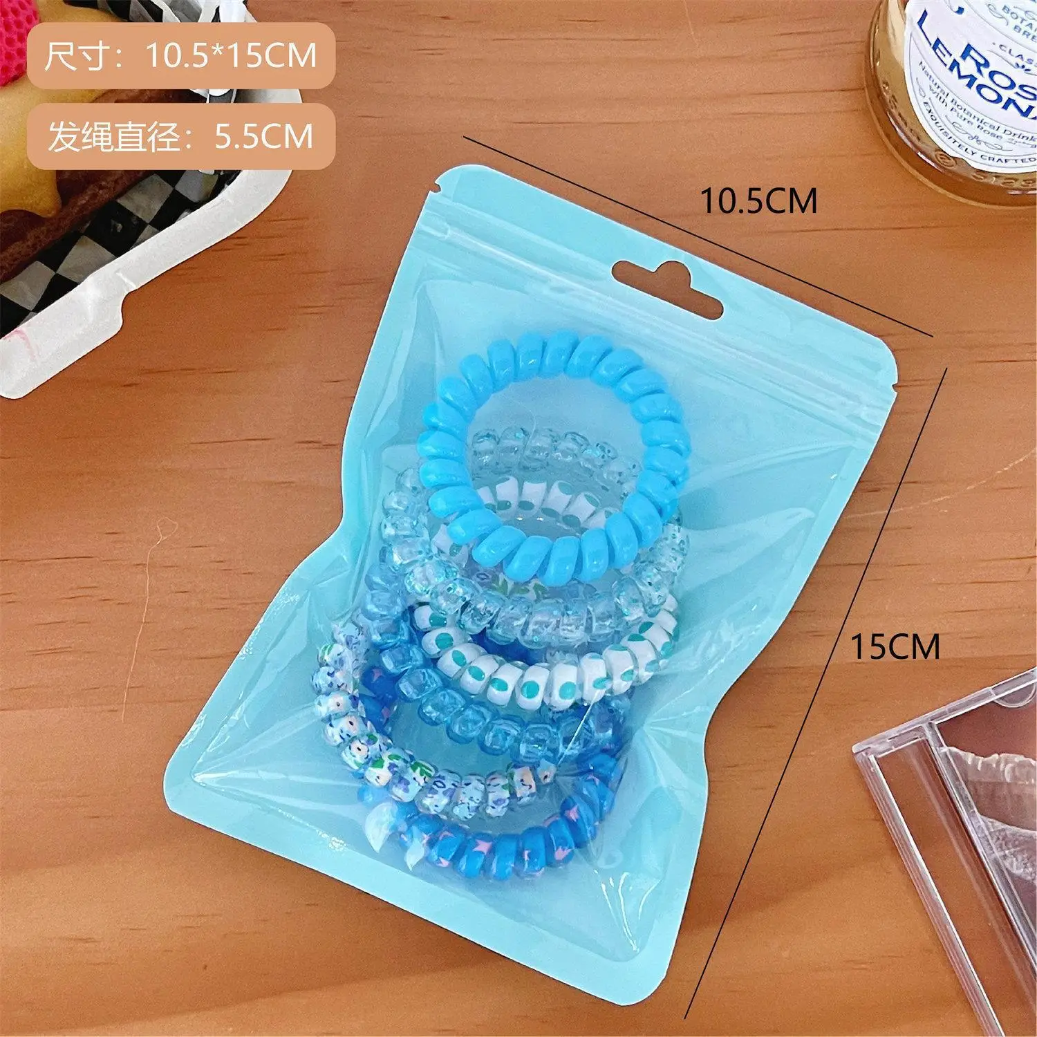Sweet Girl Gradient Color Hair Rings & Headbands Set - Image 5