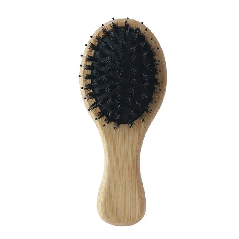 Wooden Bamboo Hair Brush Anti-Static Massage Comb