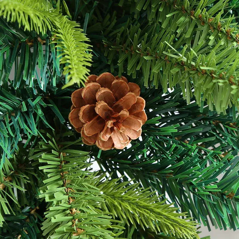 Christmas Decorative Rattan Red Bells & Pine Branches - Image 4