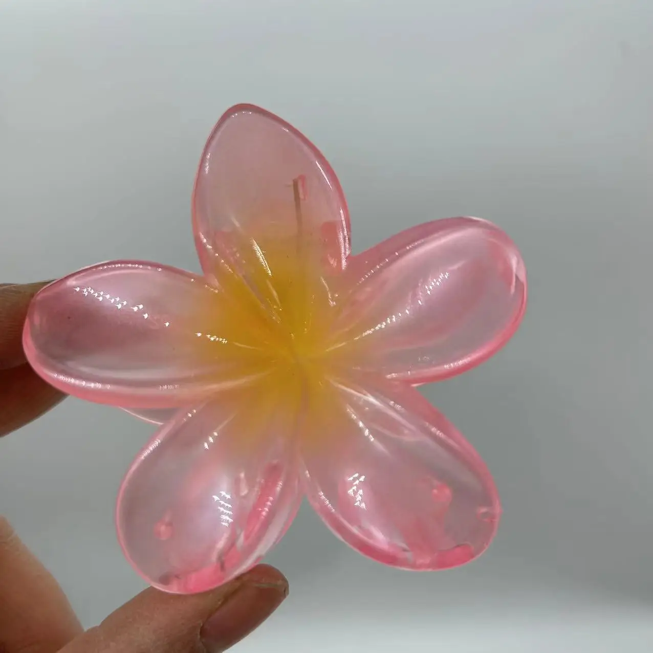 Orange Gradient Flower Hairpin Clip Summer Clip - Image 8