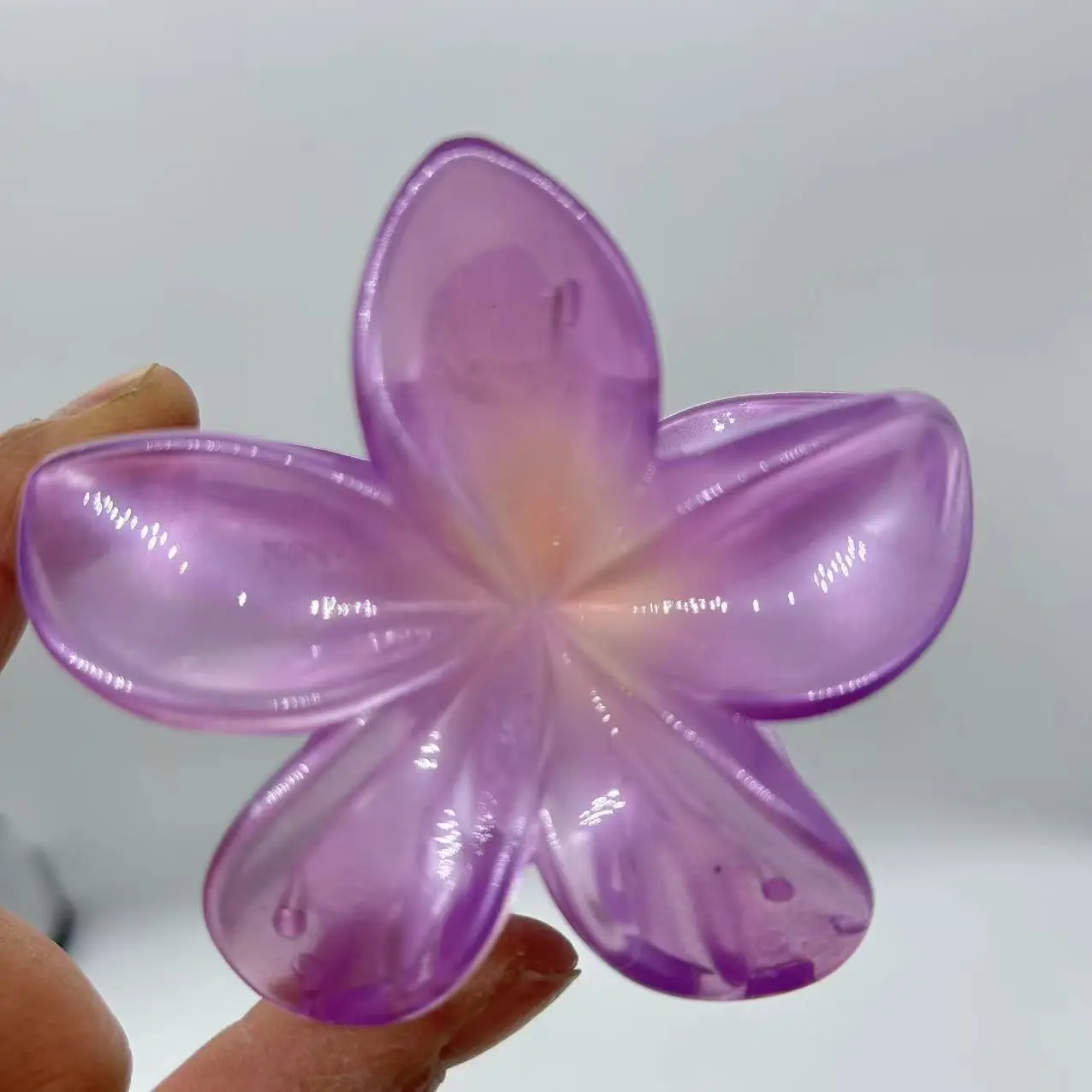 Orange Gradient Flower Hairpin Clip Summer Clip - Image 10