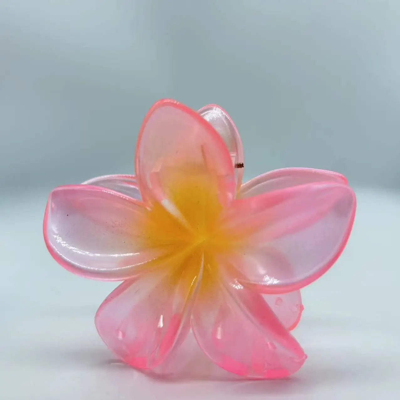 Orange Gradient Flower Hairpin Clip Summer Clip — feature 2