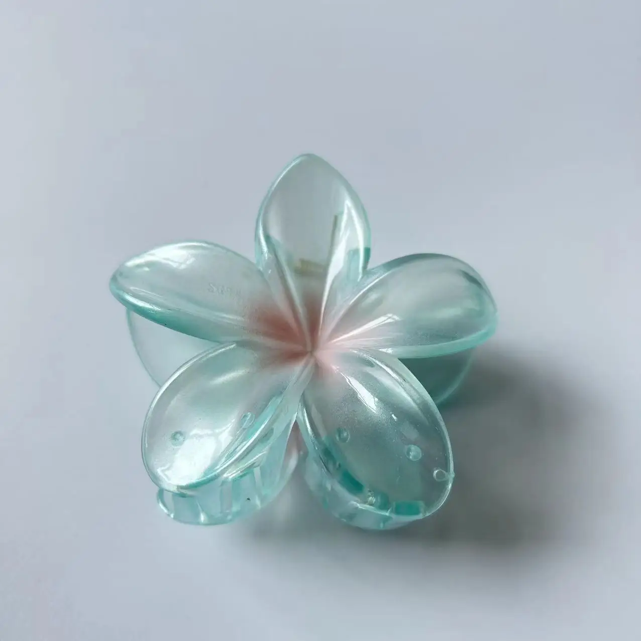 Orange Gradient Flower Hairpin Clip Summer Clip - Image 4