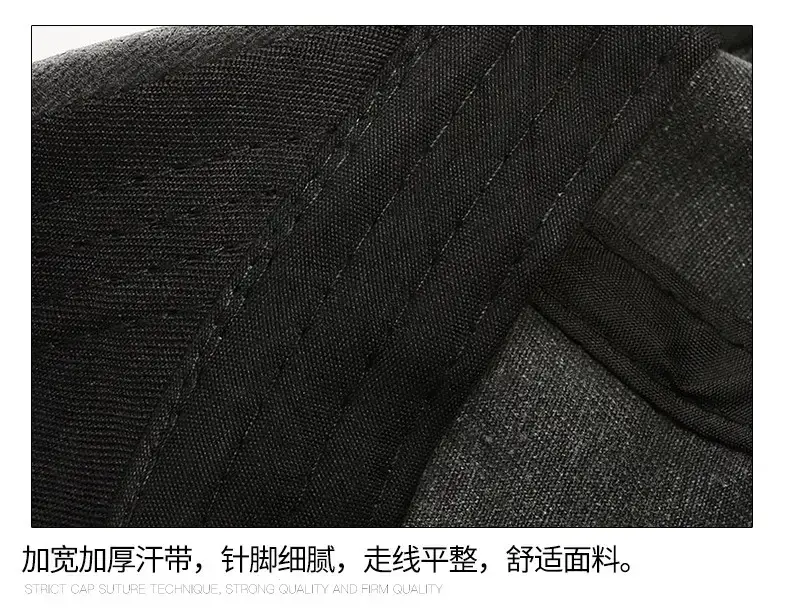 Women's Black Washed Baseball Cap with Duck Tongue & Embroidery — feature 12