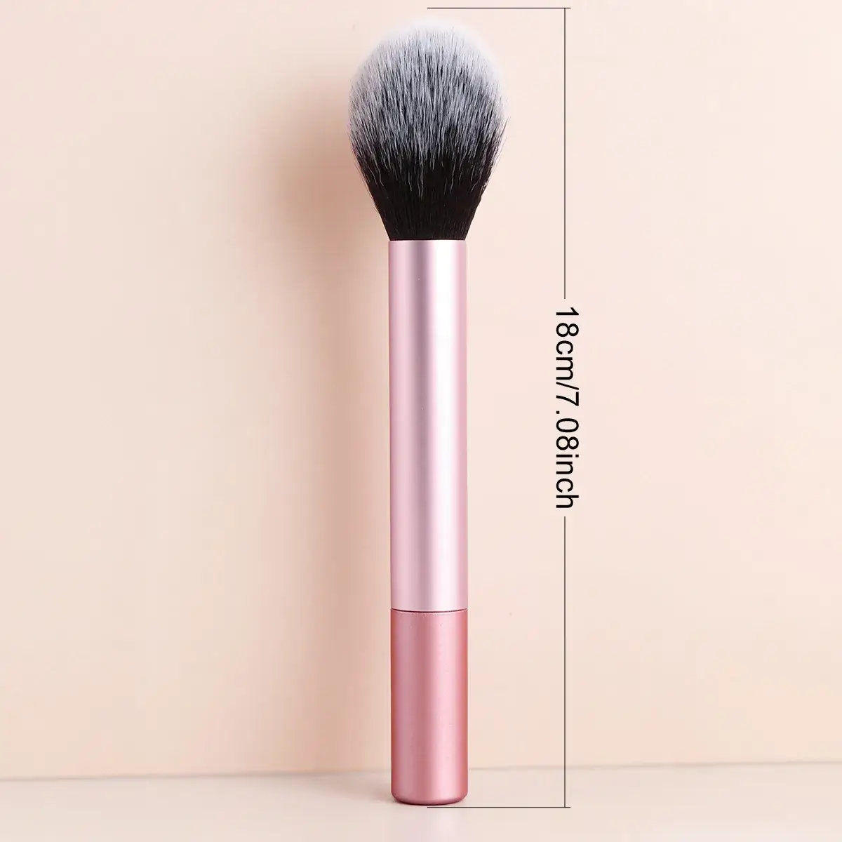 Pink Long Tube Makeup Brushes Set for Eye Shadow & Powder - Image 5