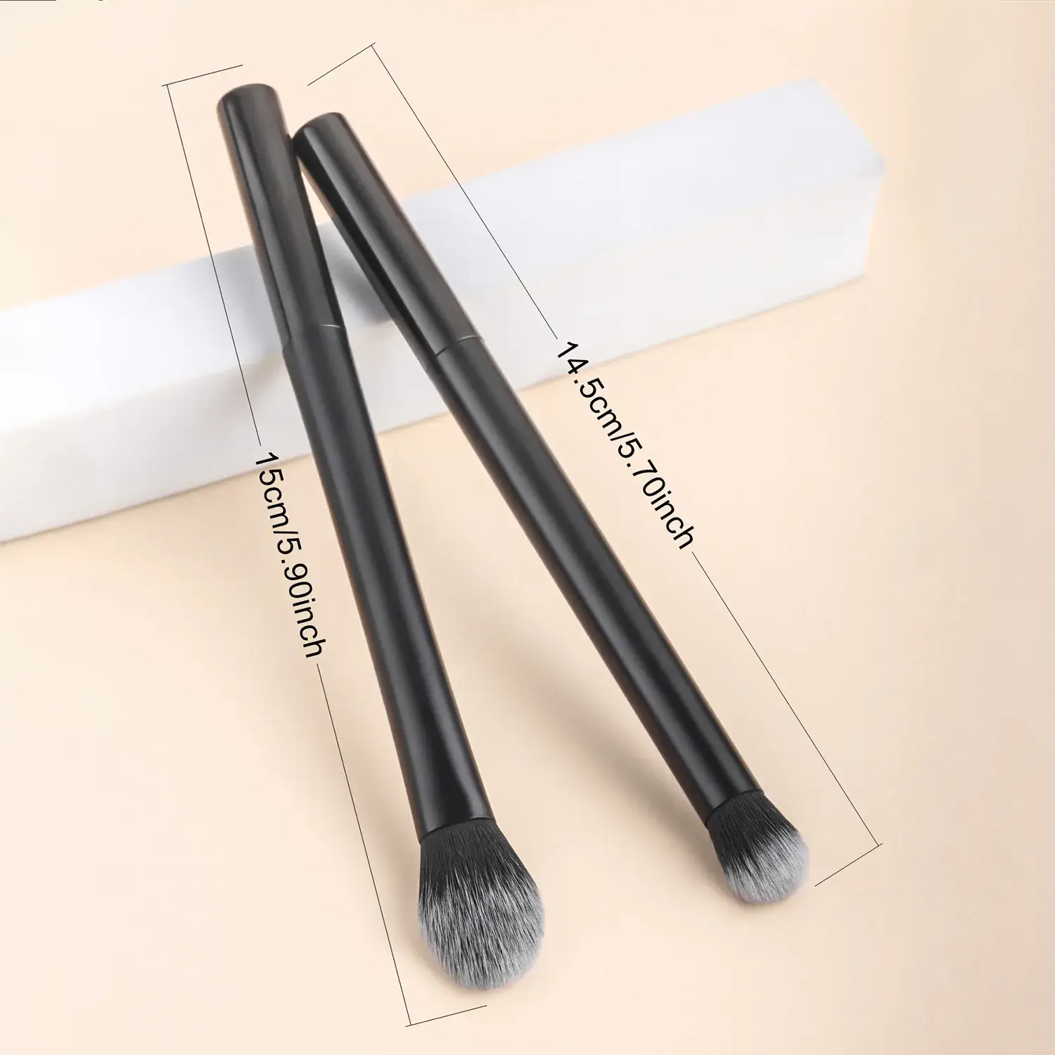 Pink Long Tube Makeup Brushes Set for Eye Shadow & Powder - Image 7