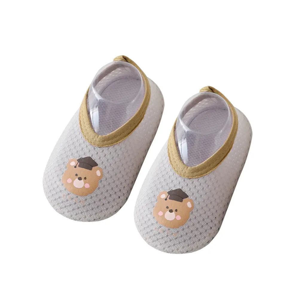 Baby Mesh Floor Socks Light Blue 1-3Y