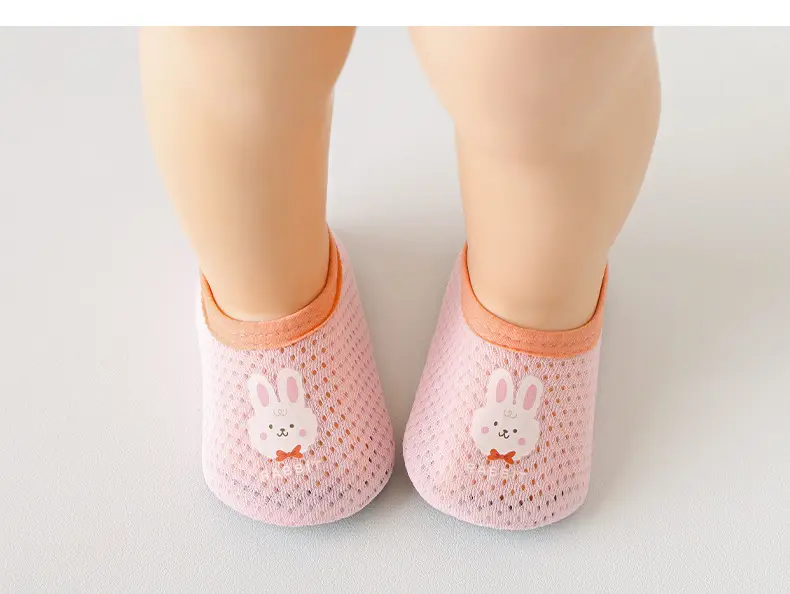 Baby Mesh Floor Socks Light Blue 1-3Y — feature 13